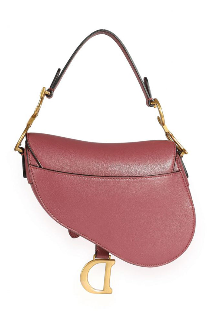Christian Dior Pink Mini Saddle Bag