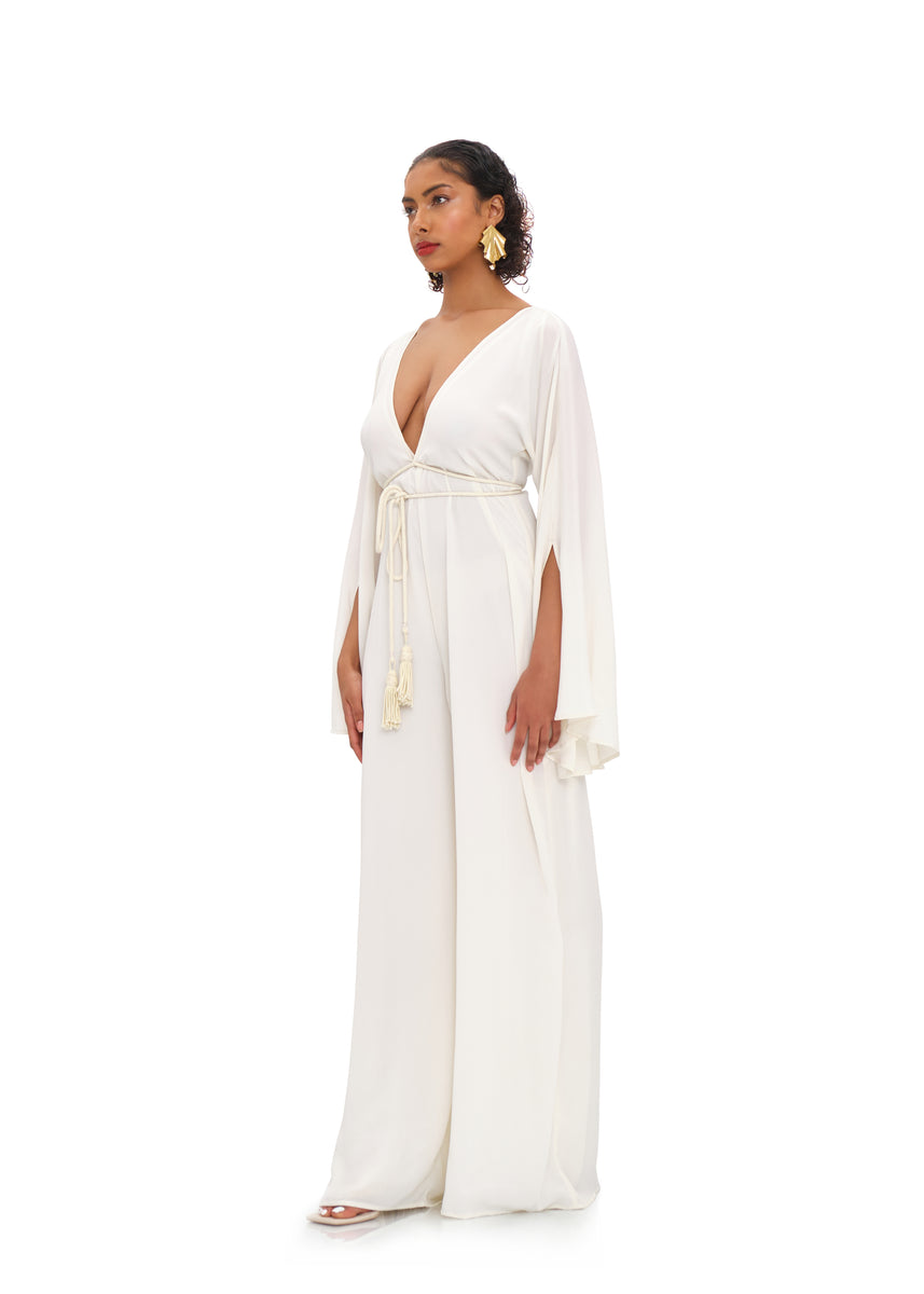 Ivory Lili Jumpsuit | Andrea Iyamah | BEUNICA