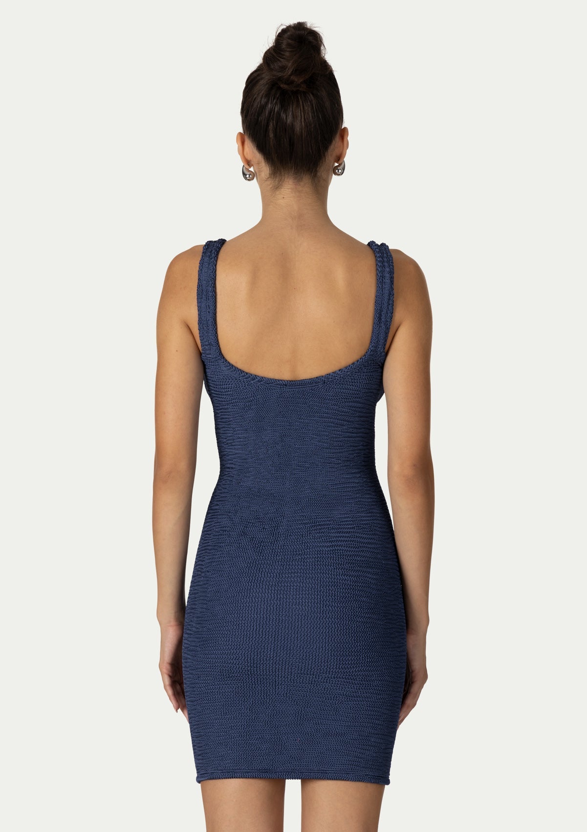 Bodycon Crinkled Mini Dress