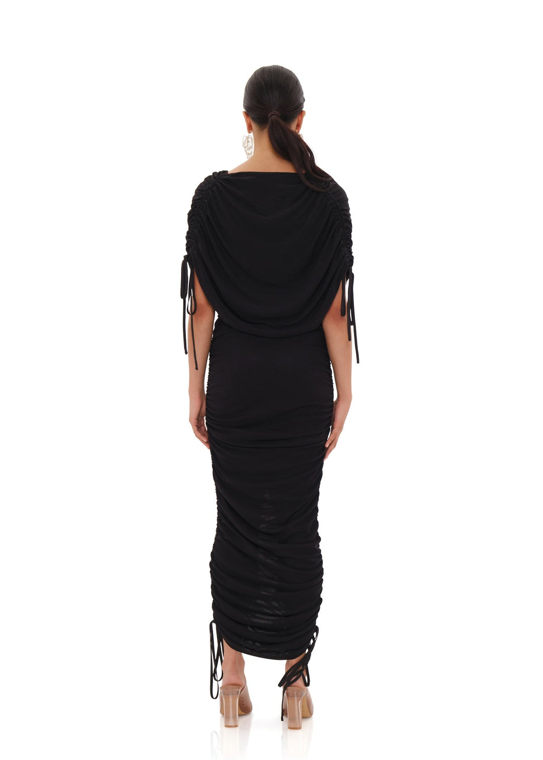 andrea iyamah turi mesh dress Black Ratu Mesh Dress S