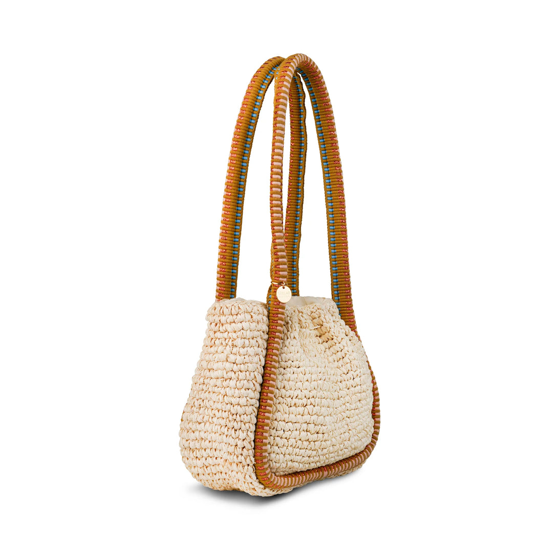 UN3D. BICOLOR RAFFIA MINI BAG / ¥16,500 UN3D. BICOLOR RAFFIA MINI BAG / ¥16,500
