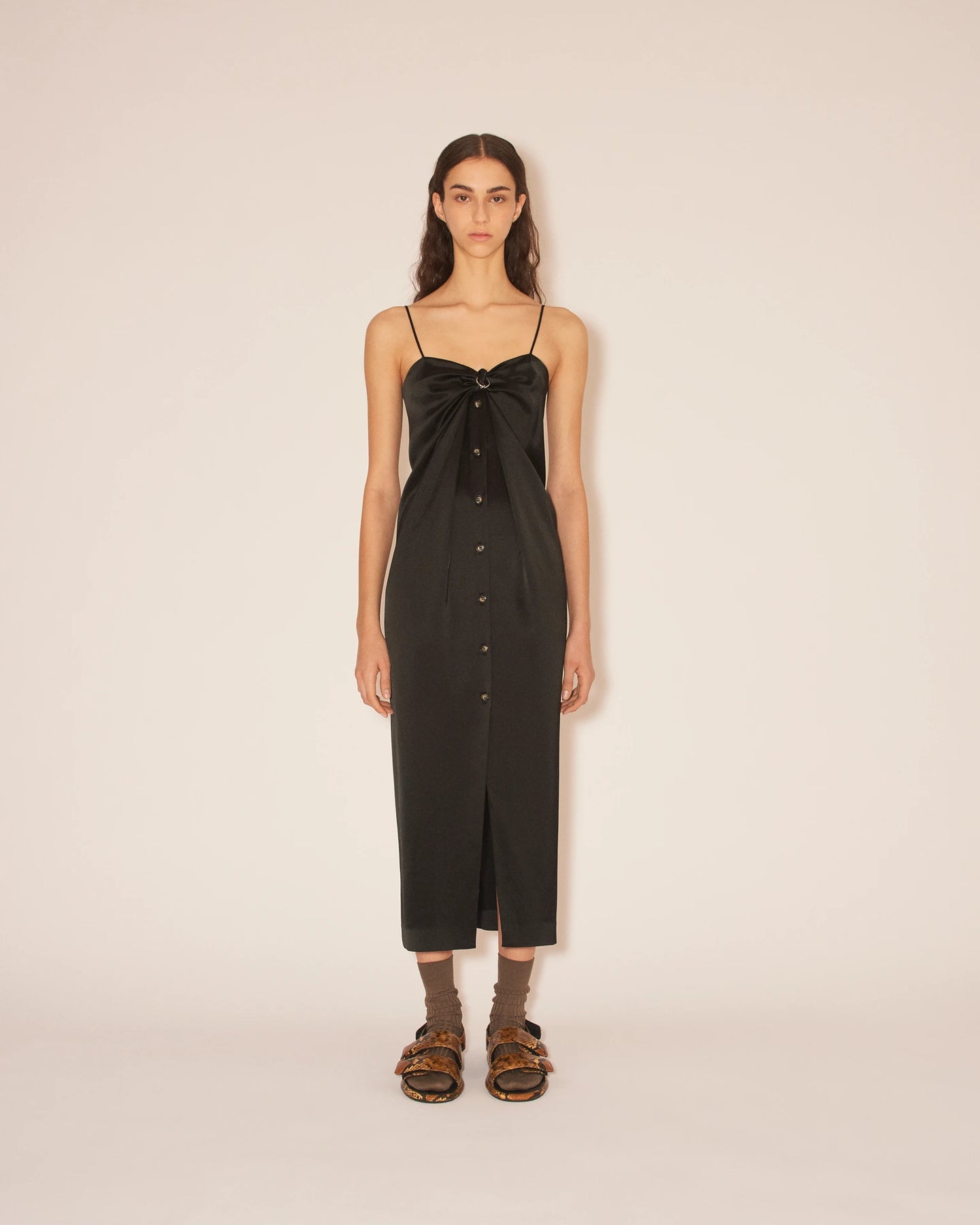 doris midi dress For Love & Lemons Doris Lace Trims Taffeta Midi Dress M