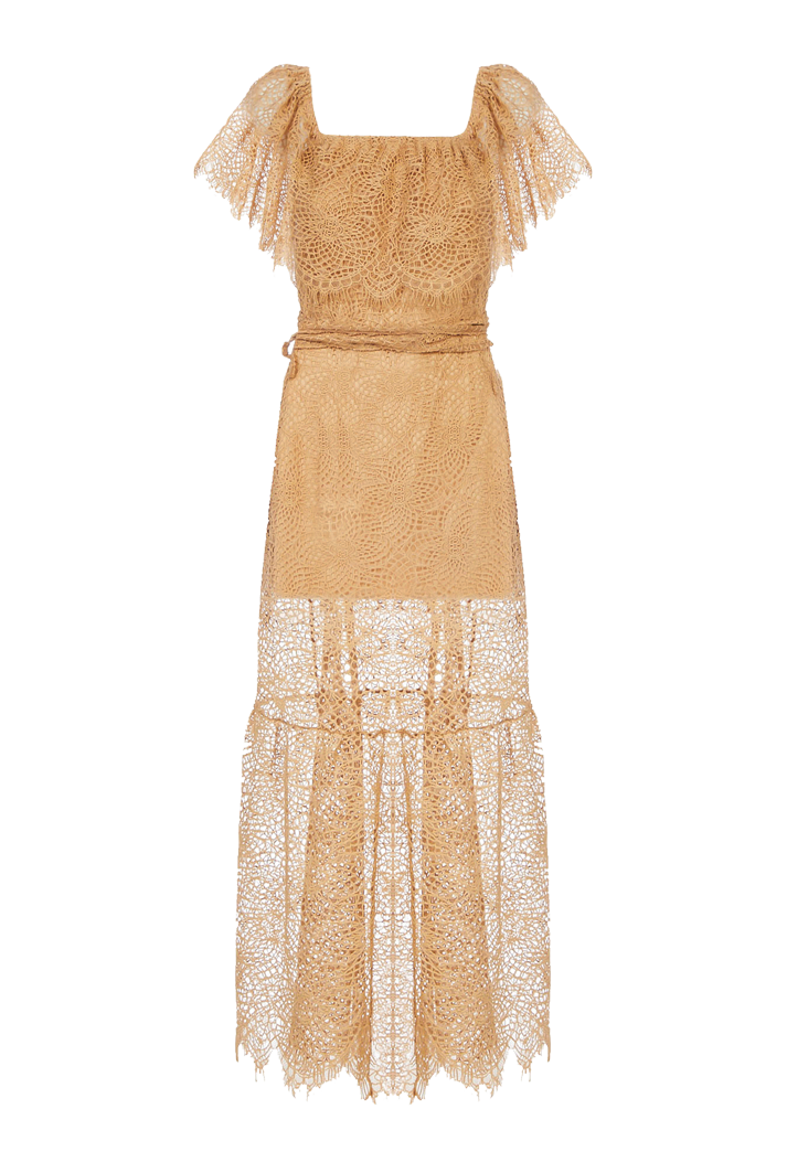 slim fit dress slacks Aurore Lace Dress