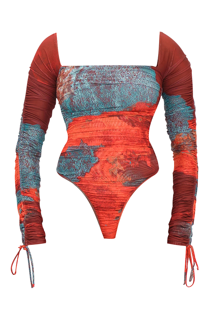 Paro Mesh Bodysuit Andrea Iyamah BEUNICA